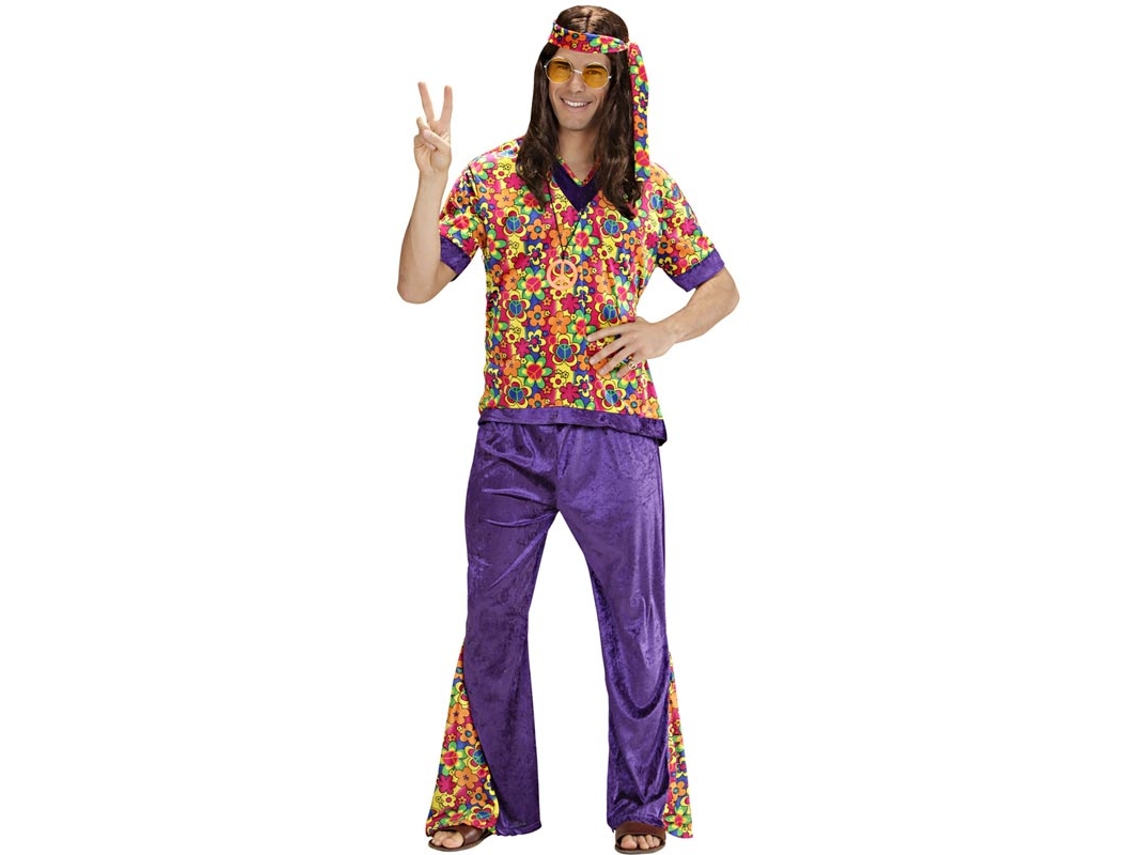 Disfraz de Hippie Campana de terciopelo para hombre
