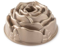 Molde Bundt NORDIC WARE Rose Plata