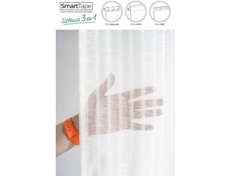 Cortina SOKIOS Visillo (160 x 270 - Poliéster - Beige)