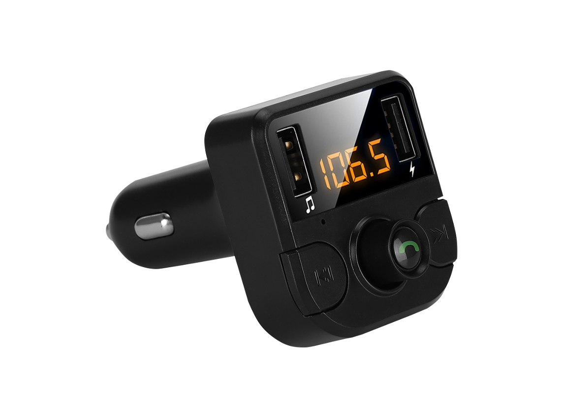 Reproductor Mp3 Bluetooth Para Coche Con Calidad De Sonido Sin Pérdidas, Carga Rápida, Doble Puerto Usb Y Función De Manos Libres.