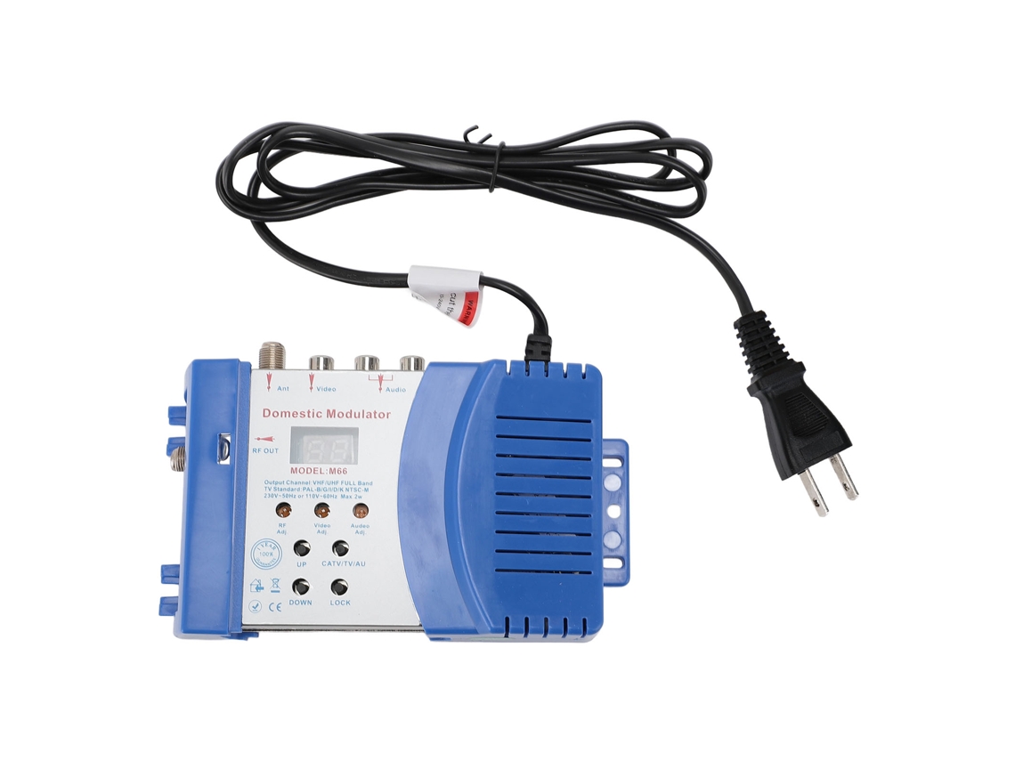 Modulador De Rf Multifuncional Rhf Uhf Av Para Rf, Conversor Doméstico Para Console De Jogos, Plug Us 110‑120v