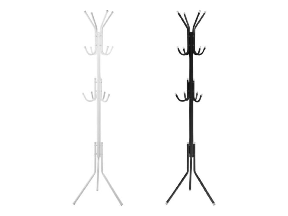 10 perchas para pantalones, ajustables con clip, ahorran espacio, para faldas, pantalones y vaqueros, negras
