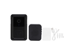 Cámara de timbre inalámbrica inteligente con wifi de 2,4 GHz, vídeo e inteligencia artificial para el hogar inteligente.