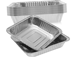 10pièces Lot De Barquettes Aluminium Profondes Pour Cuisson Au Four Et Réchauffage