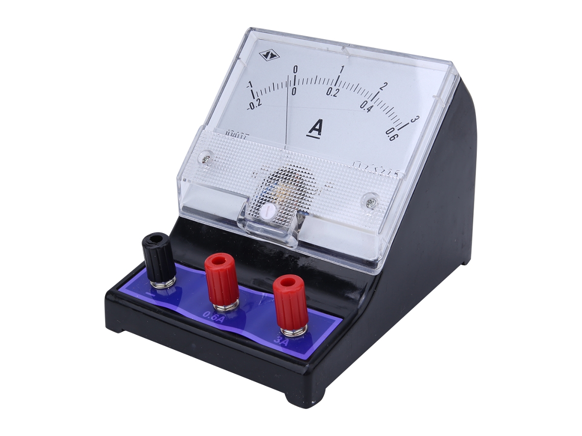 Medidor De Corriente Continua Dc 0-0.6a/0-3a Nivel De Precisión 2.5 Equipo De Física Para Experimentos Educativos