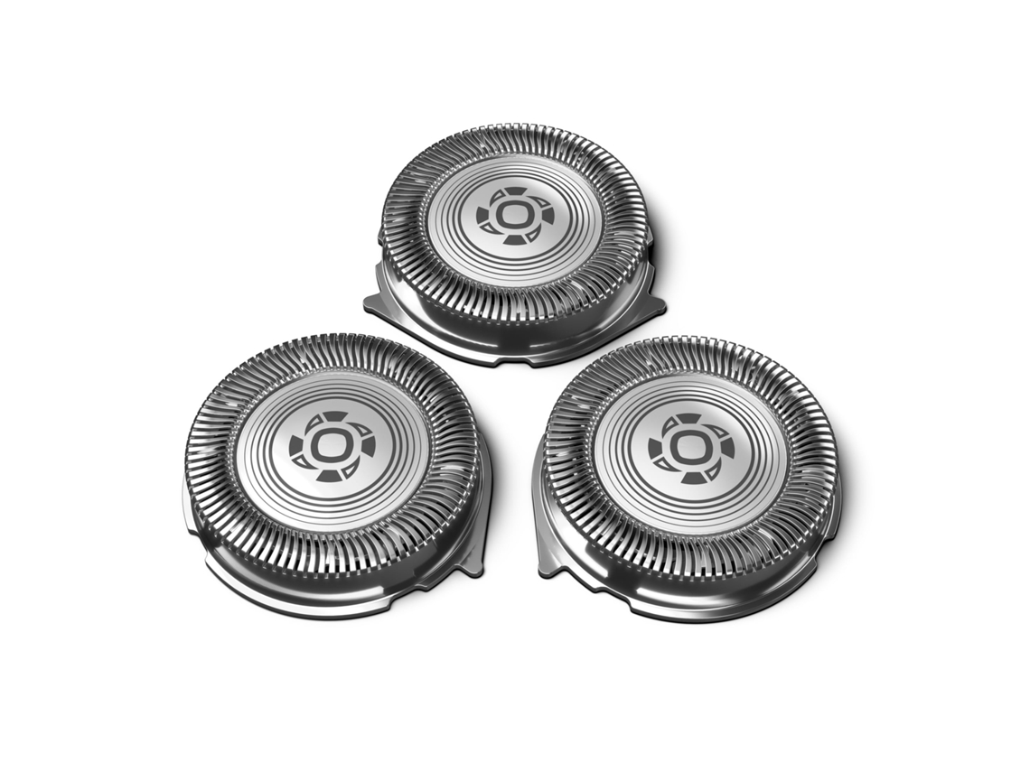 Cabezales de repuesto compatibles (3 unidades) Sh30/52. Compatibles con las afeitadoras eléctricas Philips Norelco Series 1000, 2000, 3000 y Click and STELASPLEN.