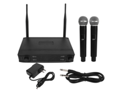 Sistema De Microfone Sem Fio Uhf Para Karaokê Em Casa Com Microfone Dinâmico De Mão