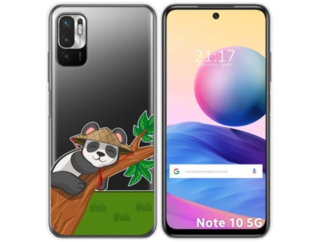 Carcasa Xiaomi POCO M3 Pro 5G TUMUNDOSMARTPHONE Dibujos Transparente Multicolor