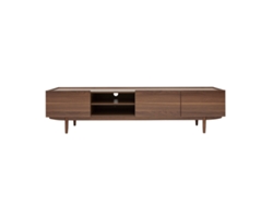 Mueble Tv Con Puertas de Madera Oscura 180 Cm Sanaa MILIBOO