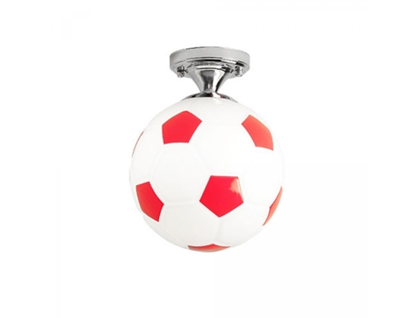 Lámpara de techo de fútbol de 20 cm, luz de techo LED de fútbol, barra interior, iluminación para habitación de niños, iluminación para niño, págin...