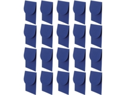 Paquete de 20 sobres lisos azul vaquero, 18 cm, 300 g algodón, para invitaciones. SFUSHOS