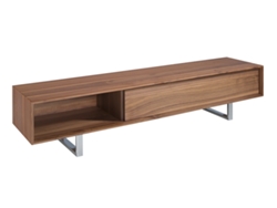 Mueble de TV ANGEL CERDÁ. 3043 / 3121 (Marrón - MDF, Acero inoxidable - 180 x 44 x 39 cm)