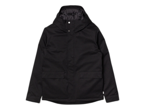 Parka REVOLUTION Corta Bordes Ocultos Negro (XL)