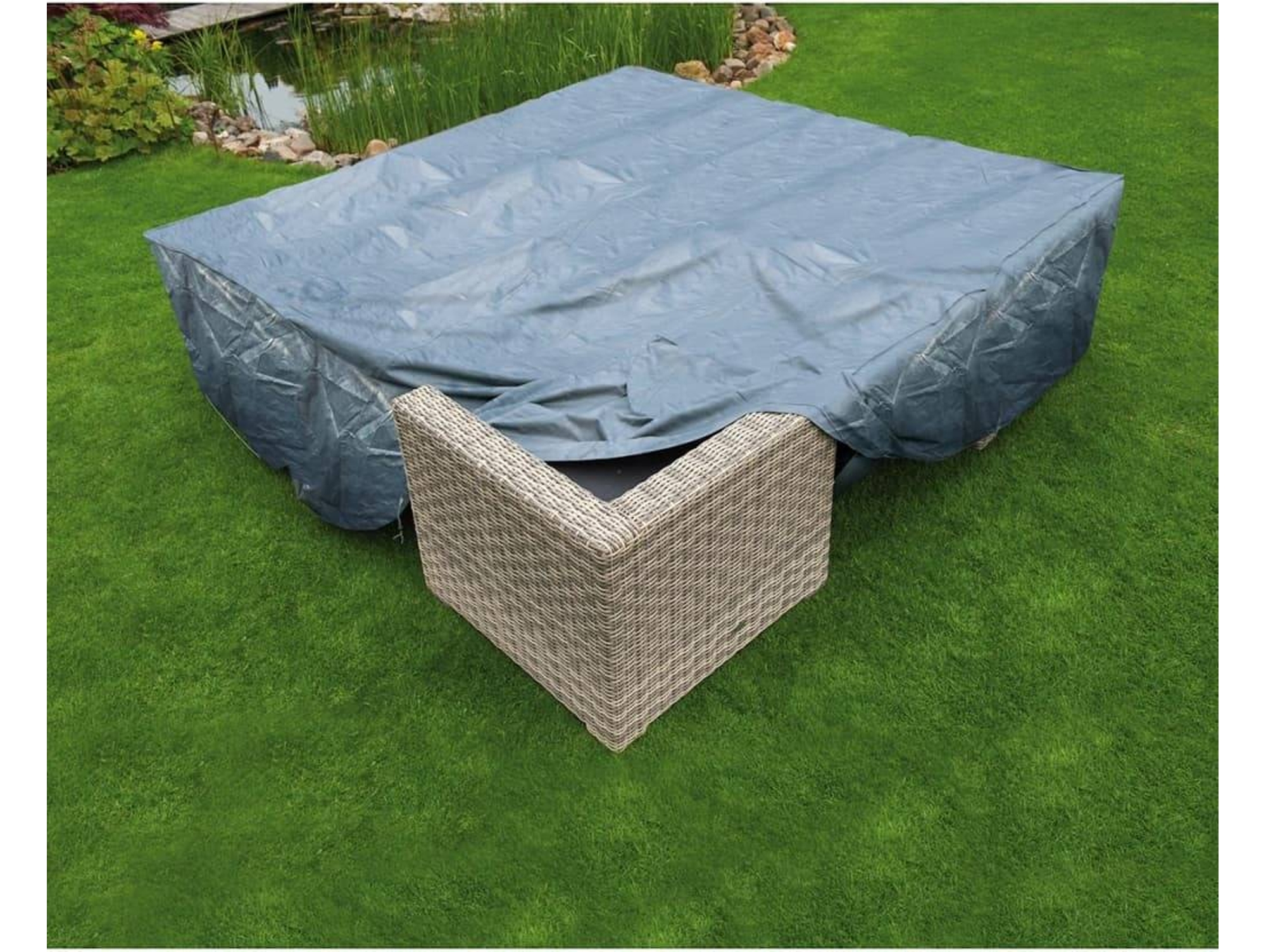 Funda para mesa de jardín (250x250x70 cm) Worten.es