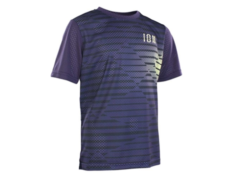 Jerseys ION Jersey Manga Curta Scrub Roxo 140 cm Rapaz