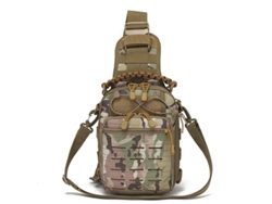 Mochila De Bicicleta Portátil, Adequada Para Atividades Ao Ar Livre, Com Alça De Ombro, Estilo Camuflado