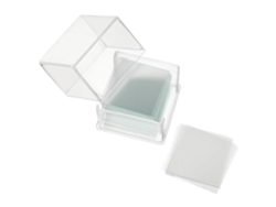 Paquete de 1000 portaobjetos cuadrados de vidrio para microscopios, 22x22 mm, sin bordes. SFUSHOS