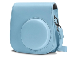 2026-funda Para Cámara Instax Mini 11 Linjou, Color Azul, Cuero Pu, Cremallera, Correa Ajustable