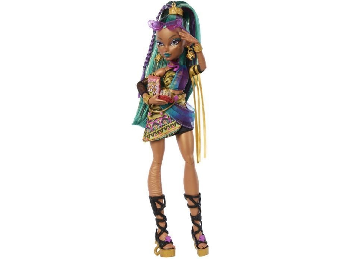 Muñeca Monster High Nefera De Nile con Lavish y 7 accesorios Jdr48 Monster High