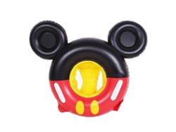 Flotador inflable de Mickey Mouse para bebés y niños pequeños, redondo y duradero.