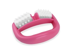 Masajeador De Mano De Plástico Rosa Con Ruedas*