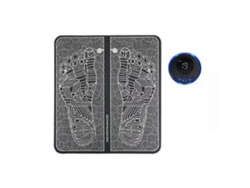 Almofada Massageadora Ems Para Os Pés: Alívio Da Dor, Relaxamento, Massagem Em Pontos De Acupuntura, Estimulação Muscular Elétrica, Melhora Da Ci