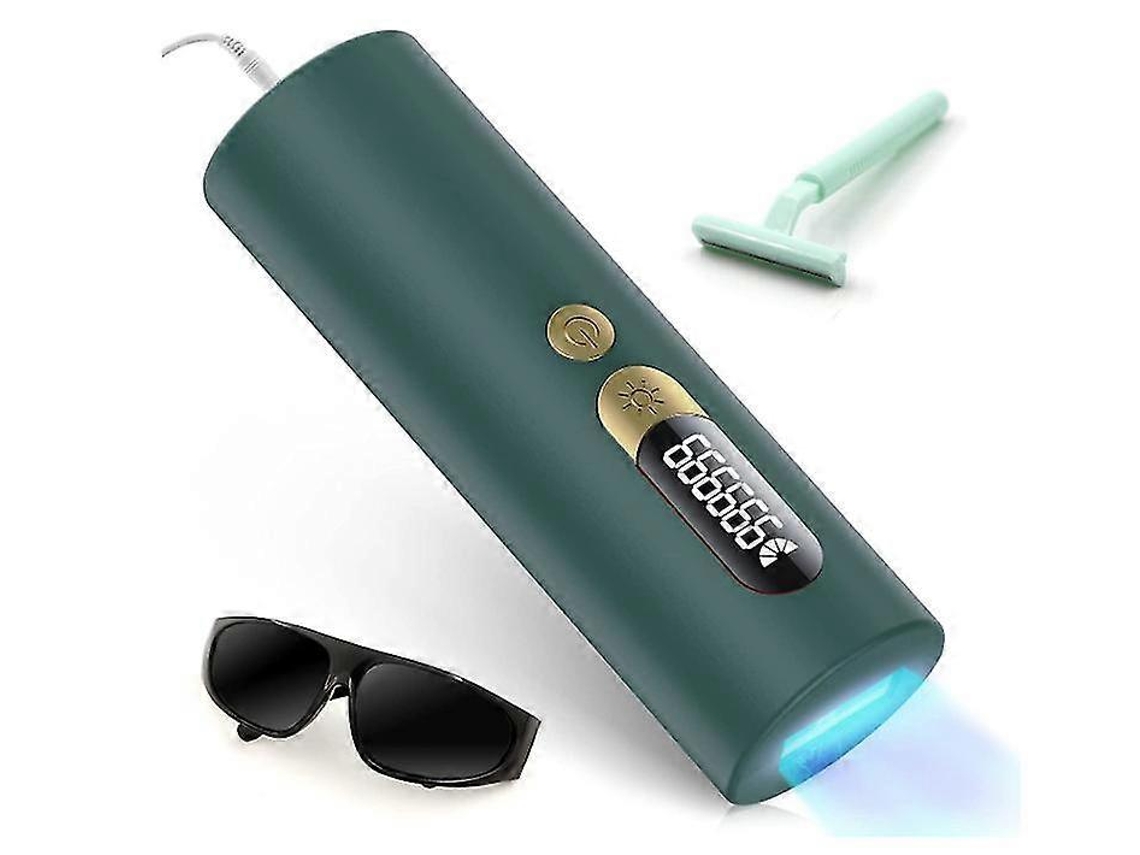 Dispositivo de depilación láser IPL con 2 modos y 5 niveles para hombres y mujeres, regalo para mujeres, Green Ly Ebike