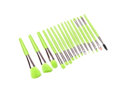 Set de brochas de maquillaje preparadas a mano con agarre cómodo