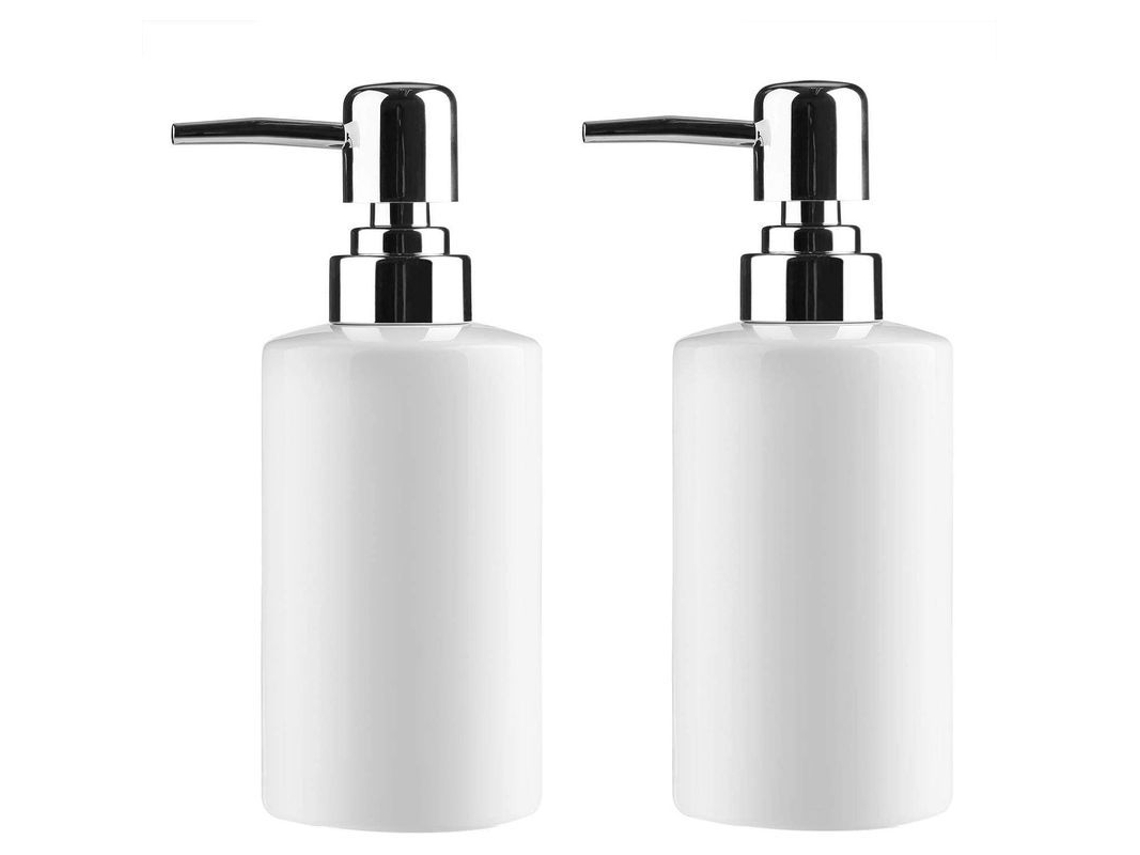 2026-dispensador De Jabón Recargable Para Cocina Baño (blanco, 2 Piezas)