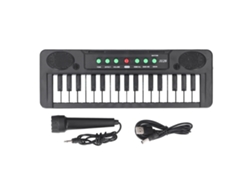 Jinwei-piano Electrónico Infantil 31 Teclas Con Micrófono, Modos De Energía Dual, Canciones Demo, Ritmos Y Efectos De Sonido, Volumen Ajustable
