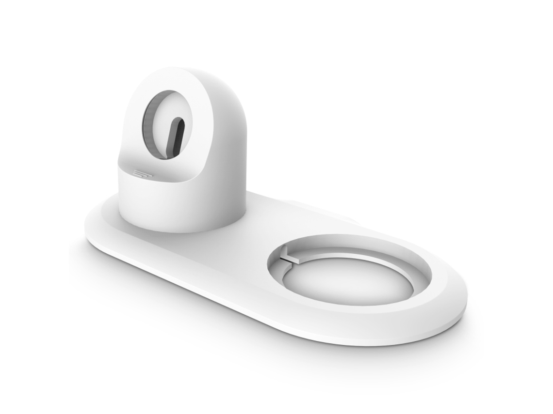 Suporte de Carregamento 2 em 1 Halinuia para Apple Watch e Iphone Magsafe, Design Compacto, Organizacao de Cabos