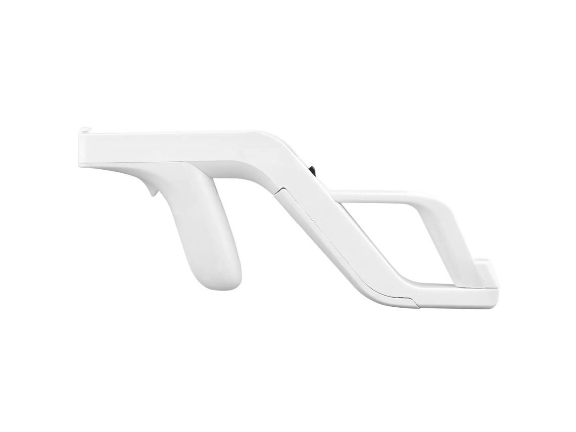 Una pistola Zapper desmontable para Wii, ideal para accesorios de juegos con control remoto y juegos de disparos a distancia.