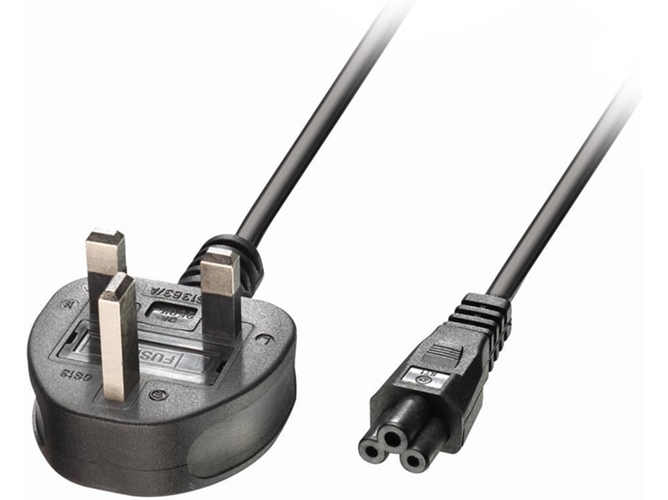 Cable LINDY (1 m - Negro)