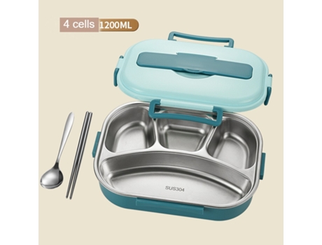 Fiambrera Bento a prueba de fugas para adultos - Fiambrera y vajilla y bolsa-1.2L LUUCOZK
