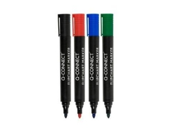 Marcador para Congreso Block Estuche 4 Colores Surtidos Punta Redonda 3 mm