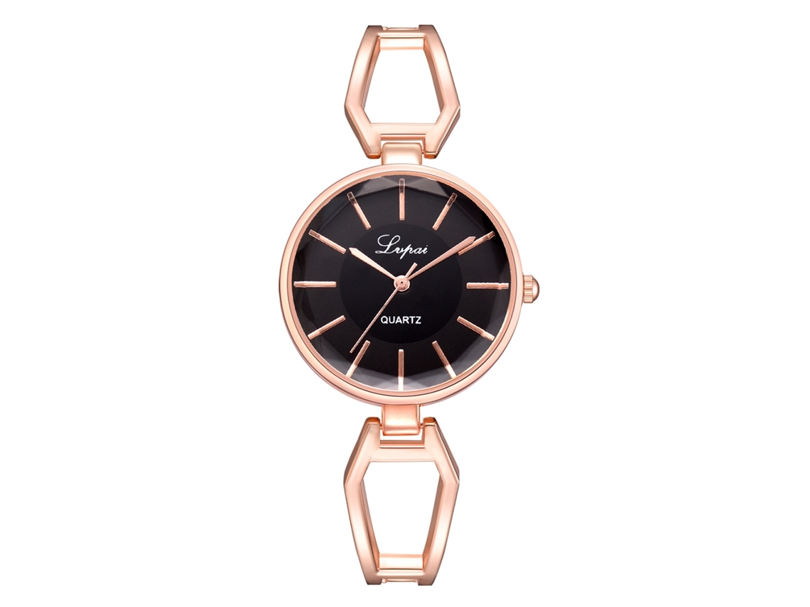 Reloj De Mujer Lvpai Con Brazalete Fino De Aleación, Movimiento De Cuarzo (oro Rosa Y Plata)