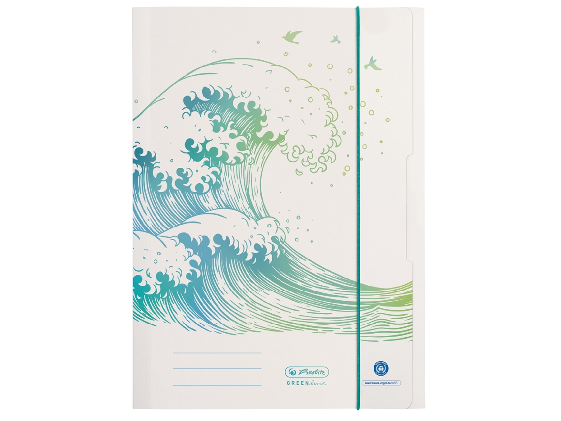 Carpeta HERLITZ Greenline Wave A4