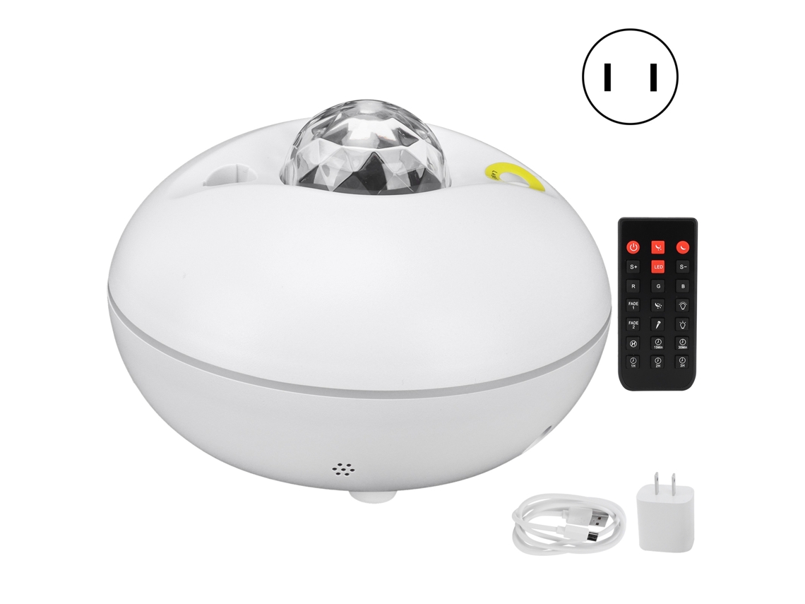 Rebe-proyector De Estrellas Led Luz Nocturna Proyección Cielo Para Niños Dormitorio Salón Cine En Casa Plug Us 100‑240v