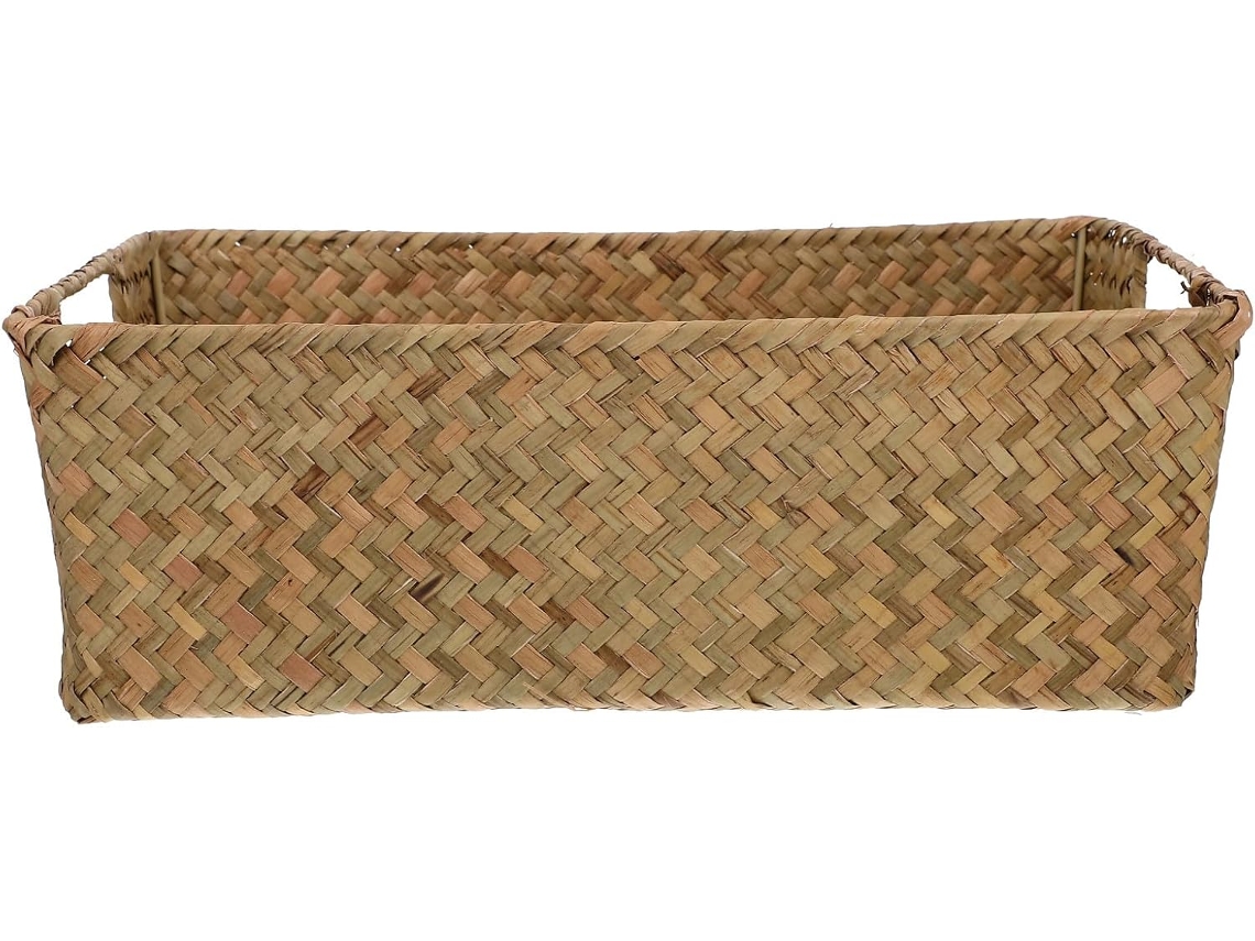 Cesta De Paja Tejida Para Verduras, Almacenamiento Para Cocina Y Dormitorio, Diseño