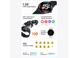Haylou Solar Lite Pantalla Hd De 1.38 Pulgadas Reloj Inteligente Con Llamadas Bt Monitor De Fitness Monitor De Sueño