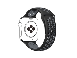 Correa Deportiva para Apple Watch Se (2022) - 44mm GIFT4ME Negro/Gris