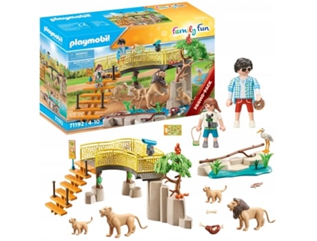 PLAYMOBIL 71192 Family Fun Leones En El Recinto Del Zoo