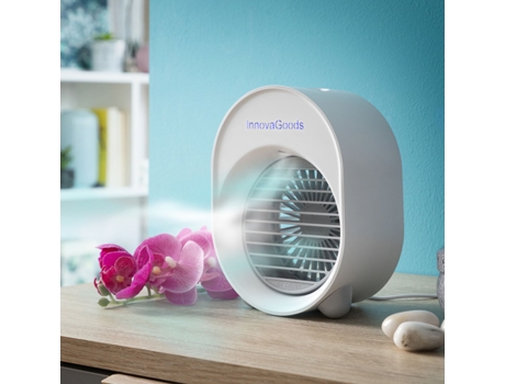 Mini Humidificador por Ultrasonidos Aire Acondicionado con LED Koolizer Innovagoods
