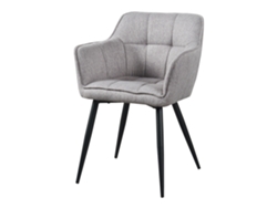 Silla de comedor Birmingham con reposabrazos 81x57x53 cm - Gris [EN.CASA]