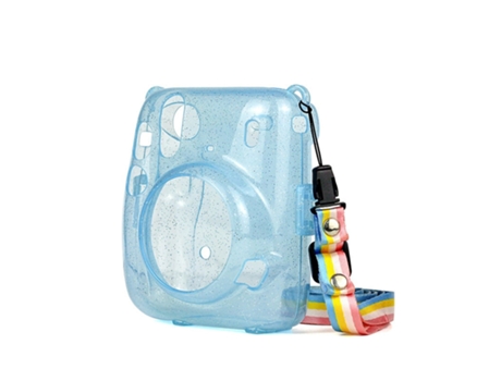 Bolsa para Cámara SLOWMOOSE Transparente Instax Mini 11 de Cristal (Azul)