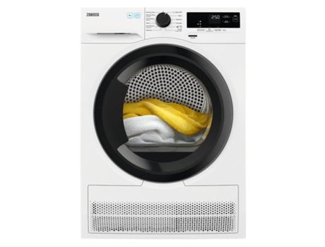 Secadora ZANUSSI ZDHK286H (8 kg - Bomba de Calor - Blanco)