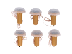 Luz De Fita Led Solar Para Garrafa De Vinho Com Rolha Decorativa 6pcs 2.49ft Natal Casamento Casa