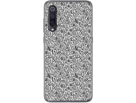 Carcasa Xiaomi Mi 9 TUMUNDOSMARTPHONE Letras Multicolor