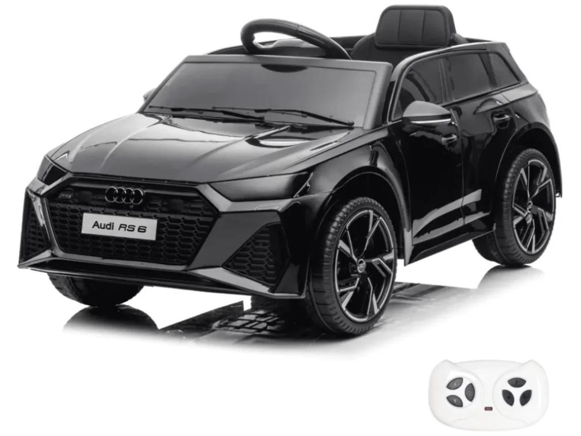 Vehículo Eléctrico Infantil - Audi Rs6 12v - 1 A 5 Años - Bluetooth - Negro