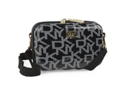 Neceser Viaje Rigido DKNY DKNY-1001 Deco Signature Cosmetic Case negro-blanco (22X14x10 Cm)